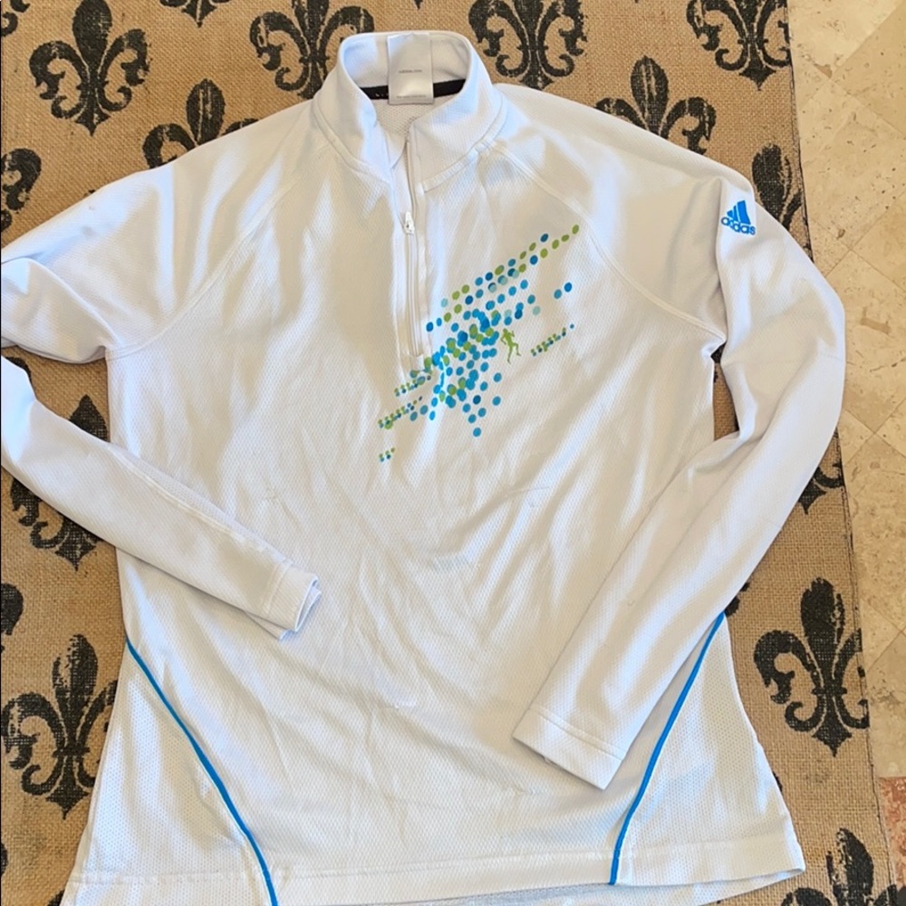 Adidas light mesh running shirt junior Small